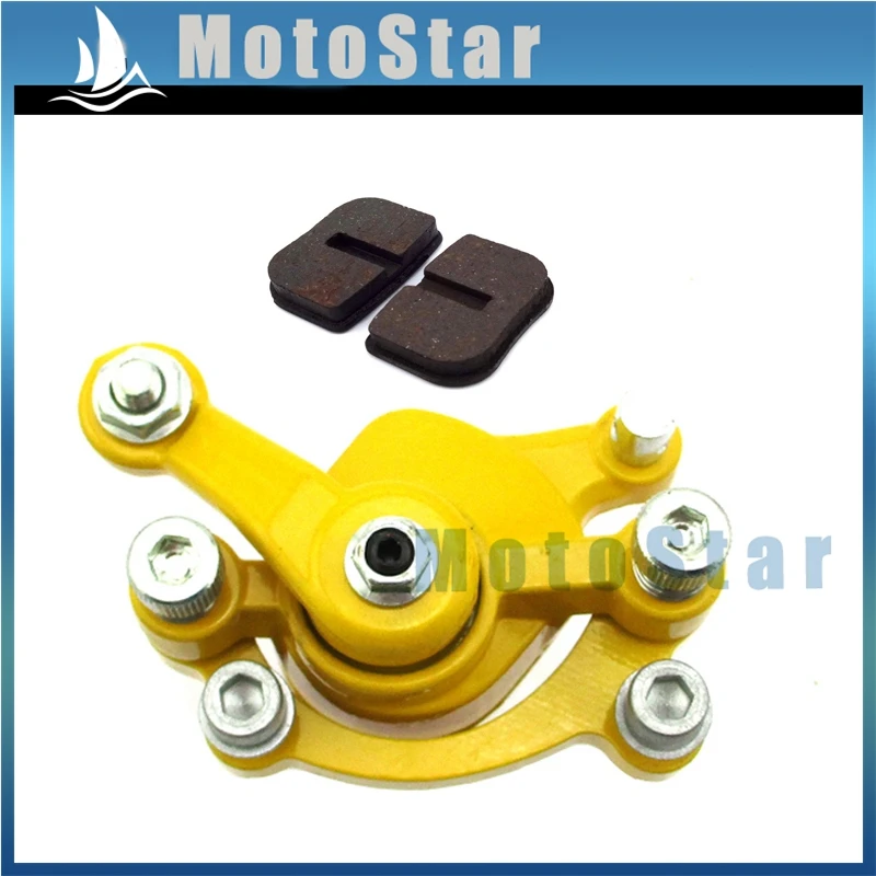 Желтые дисковые тормозные суппорты для Motovox MBX10 MBX11 MBX12 MM B80 Mini Bike|brake disc caliper|mini brake