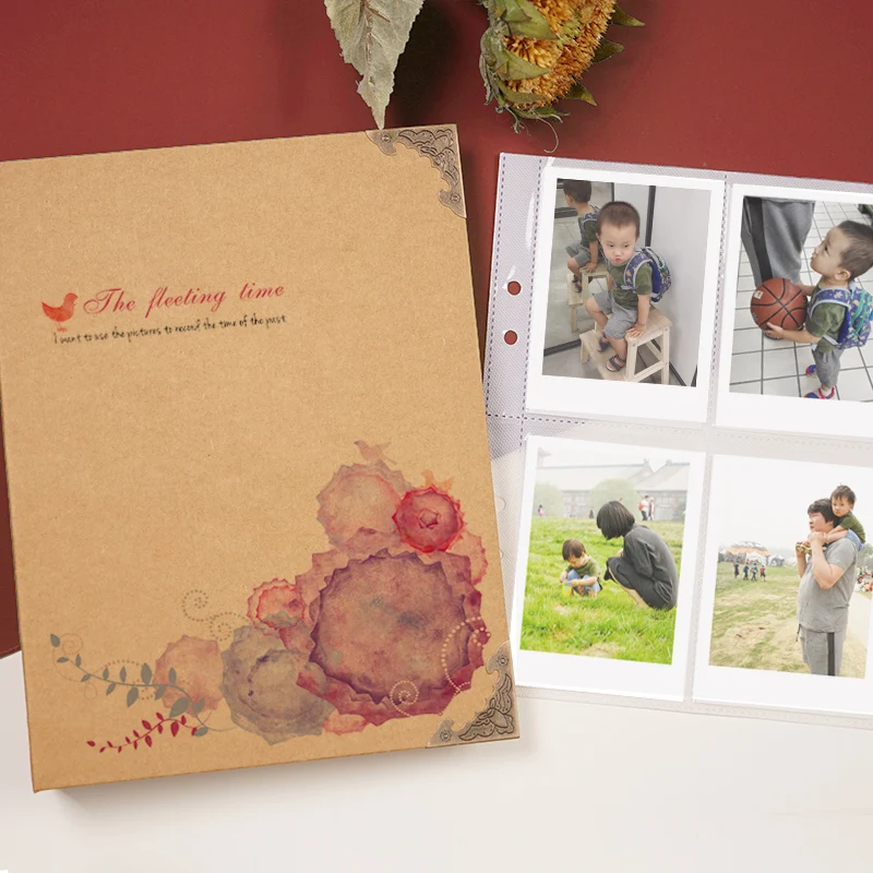 2017 Новый большой емкости 5 дюймов вставки фотоальбом хорошего качества 360 листы |