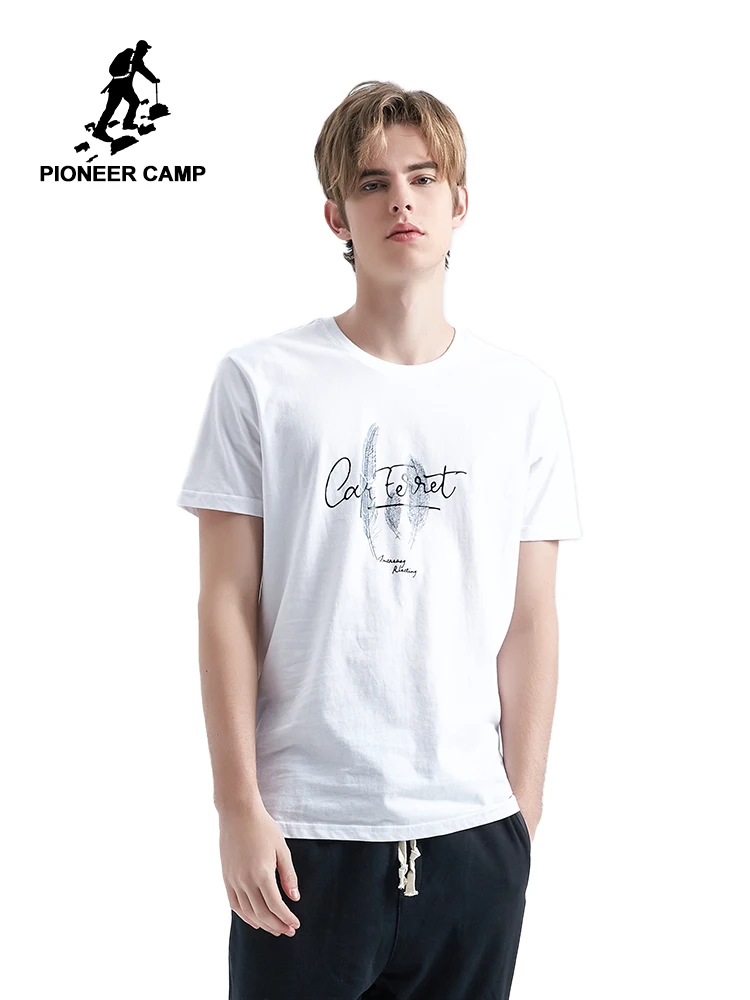 Пионерский лагерь Футболка Мужская s брендовая одежда Повседневная футболка с