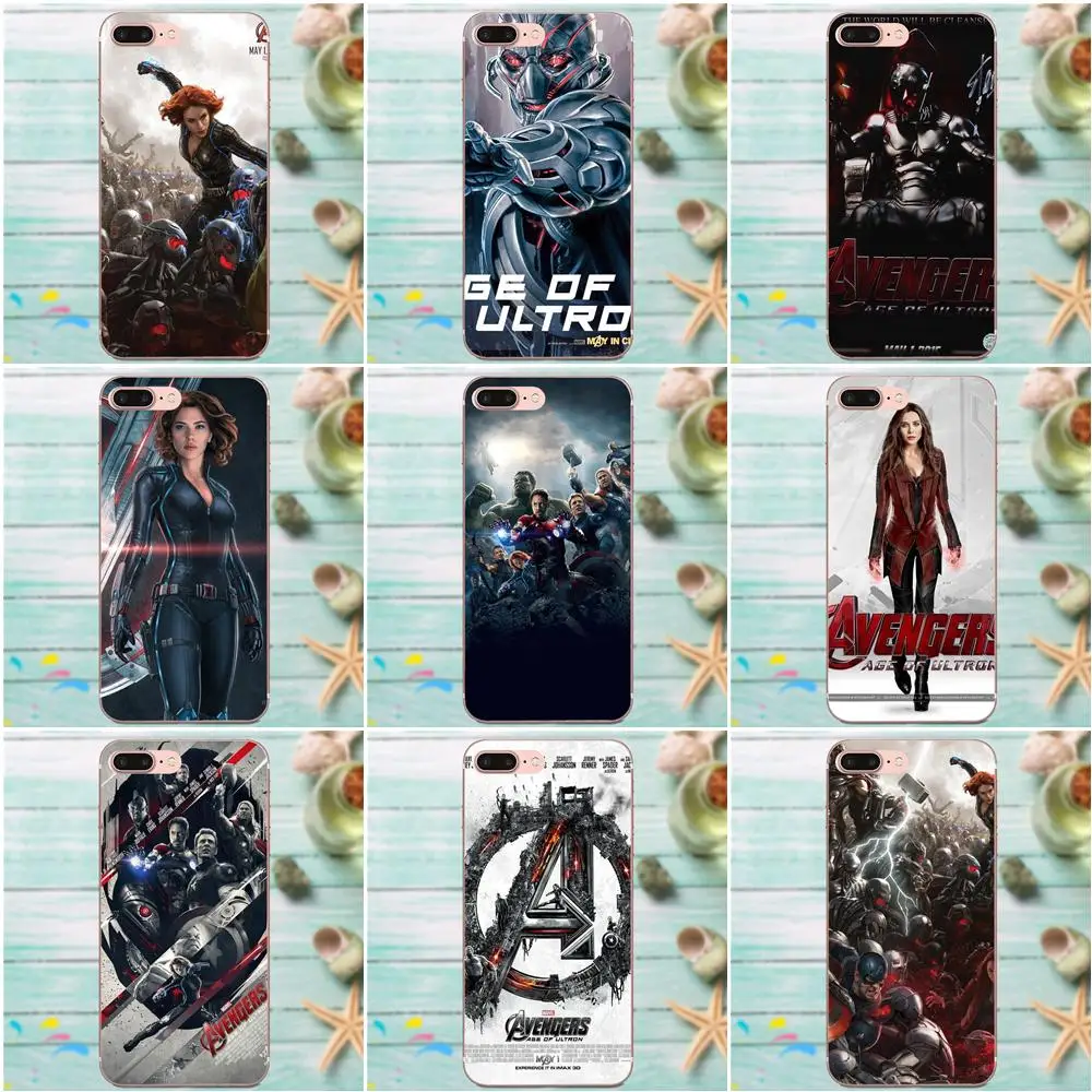 Marvel Avengers Age Of Ultron Black для LG Nexus 5 5X G2 G3 mini spirit G4 G5 G6 K4 K7 K8 K10 2017 V10 V20 V30 Stylus|Чехлы-накладки|