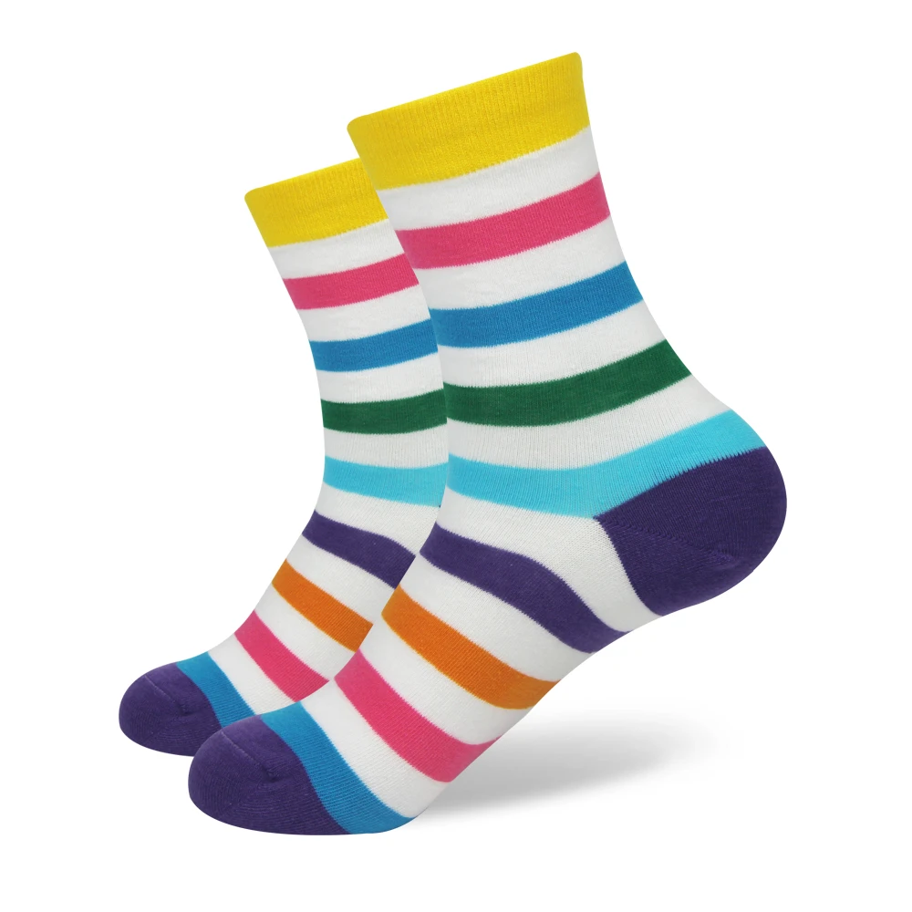 Парные женские носки из чесаного хлопка (6 парт/лот)|brand socks women|socks brand womensocks women |