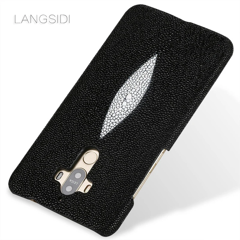 Люксовый бренд мобильный телефон чехол в виде рыбьей чешуи и жемчуга половина
