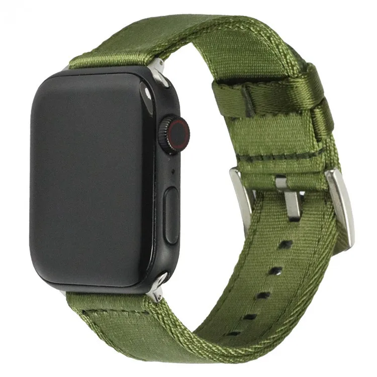 6 видов цветов тканые нейлон мягкие замена ремешок для Apple Watch Series4/3/2/1 классической пряжкой 42 мм 38 мм ремешок для iwatch Группа