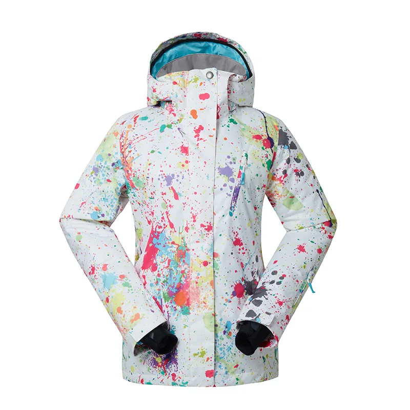 

GSOU SNOW Lady Winter Ski Suit Windproof Waterproof Breathable Warm Ski Jacket Snow Clothes For Women Size XS-XL