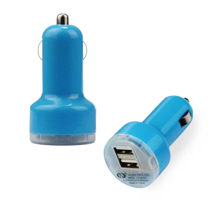 Автомобильное зарядное устройство Qualcomm с двумя usb портами для быстрой зарядки