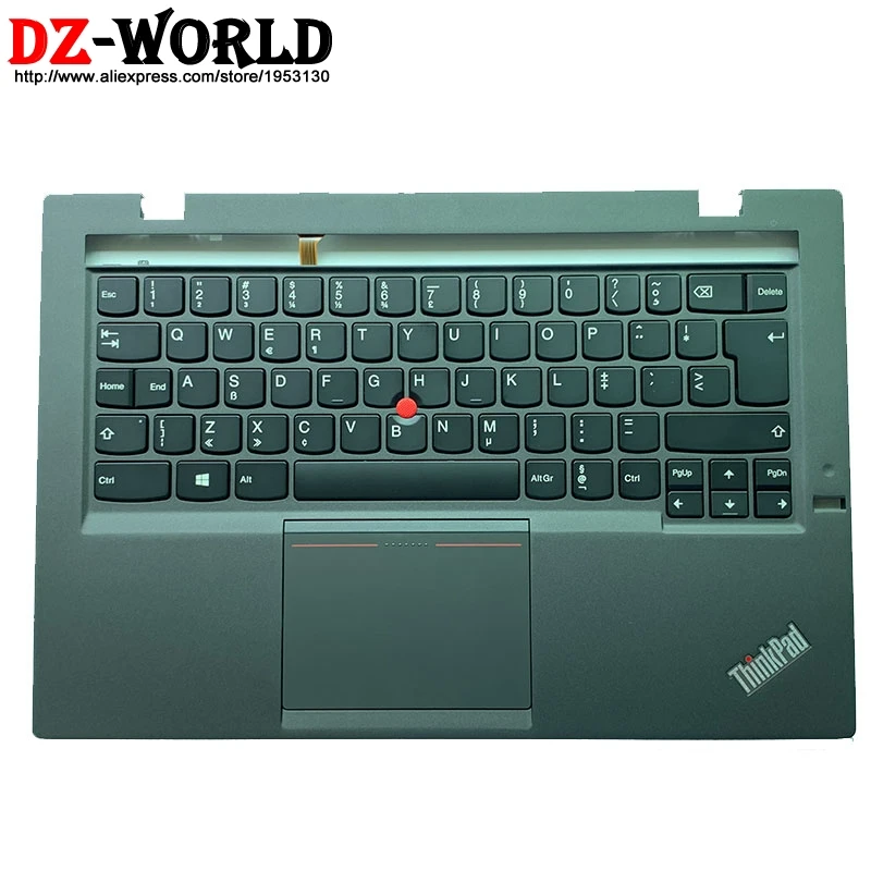 NL новый верхний корпус с подсветкой и тачпадом для клавиатуры Thinkpad X1 Carbon 2nd C Cover KBD