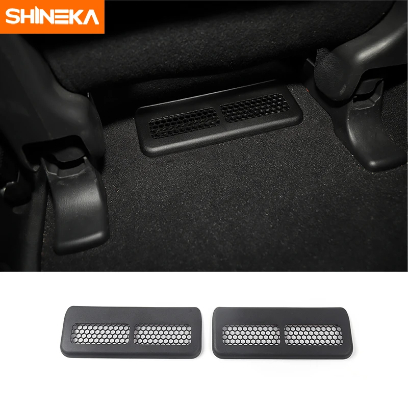 

SHINEKA Car Styling Seat Air Condition Outlet Vent Decoration Cover Trim Strip for Nissan Patrol Y62 2017 Interior Accessories