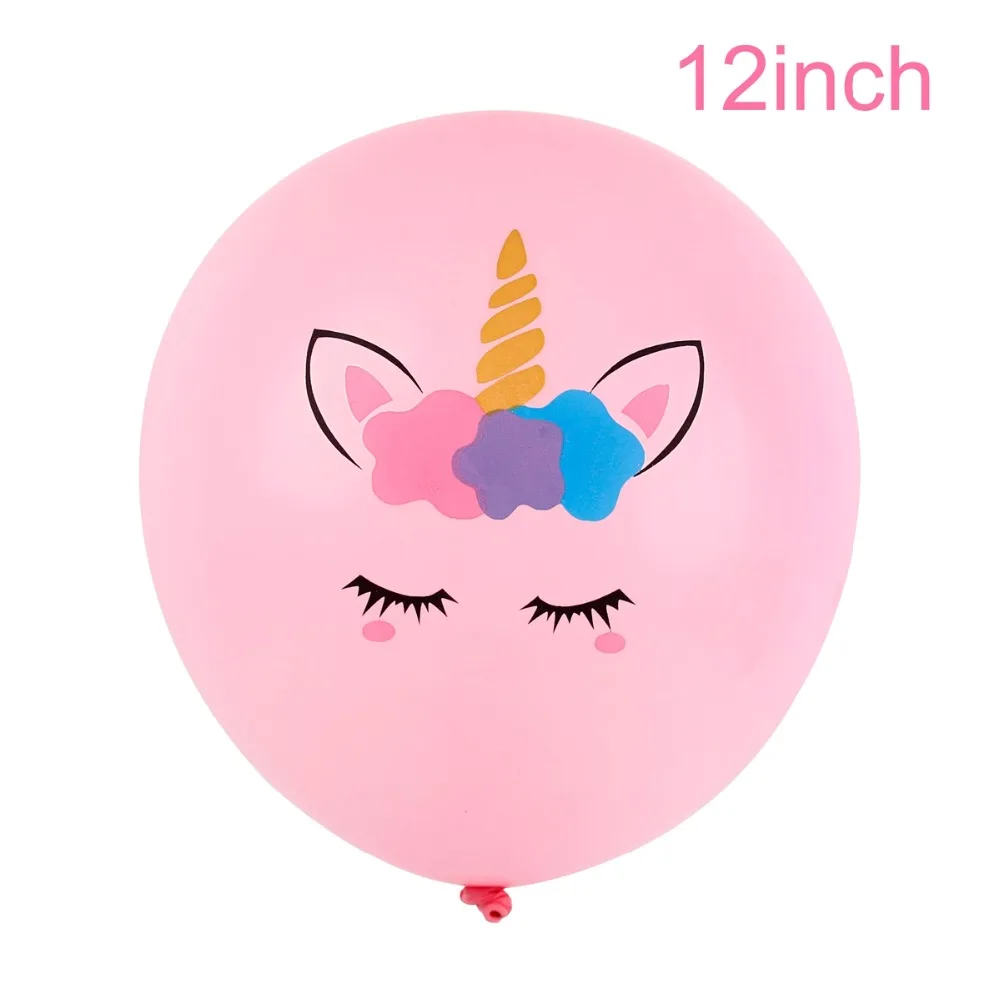 PATIMATE розового золота Единорог вечерние декоры Гелием Латексных Шаров Свадебная