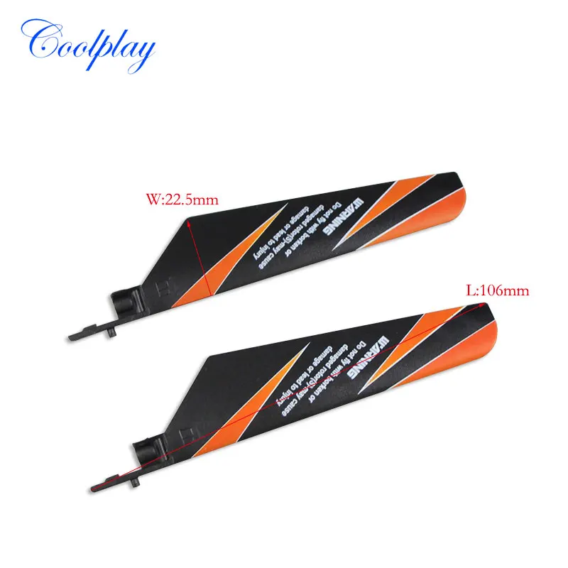 Wltoys 5 компл./лот запасные части основного лезвия для WL V911 2 4G 4CH одиночный пропеллер