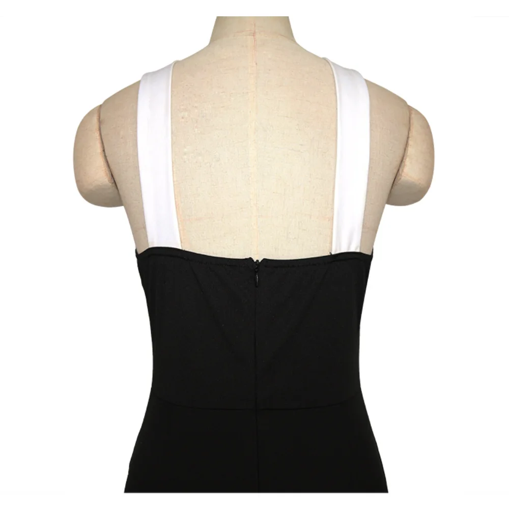 2019 летние пикантные черные длинные брюки клубный комбинезон красивый на