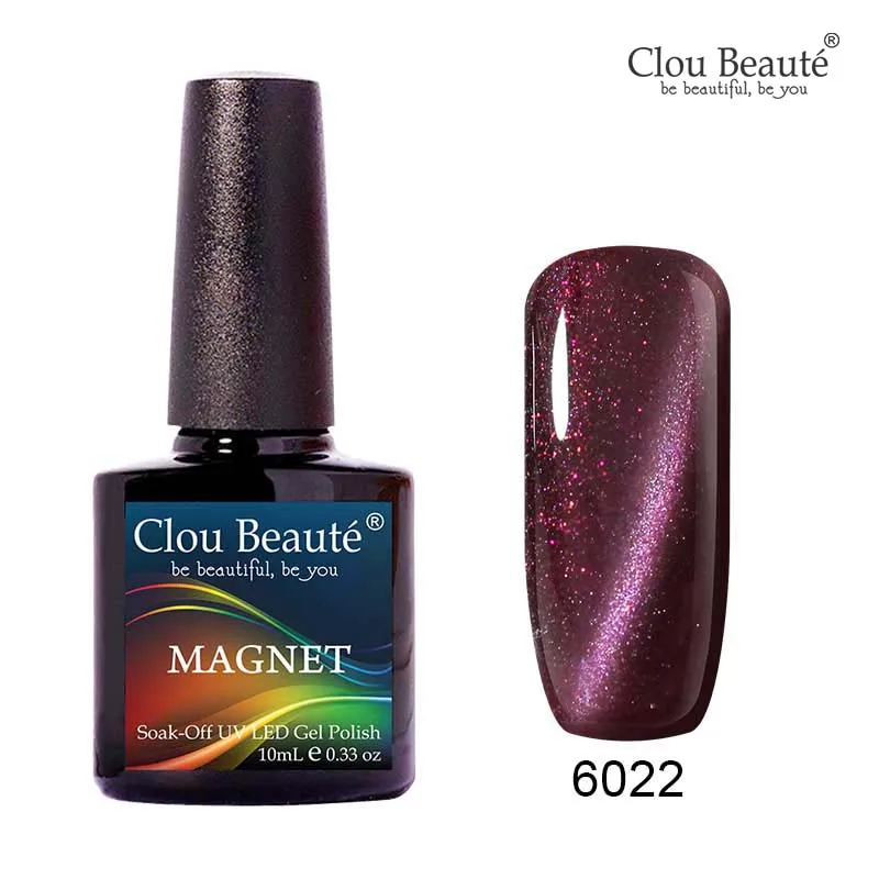 6022 Clou Beaute кошачий глаз Гель-лак для ногтей unhas em гель замочить от Nagellak золотая линия темно-синий Магнитный Гель-лак для ногтей гель - Цвет: 6022