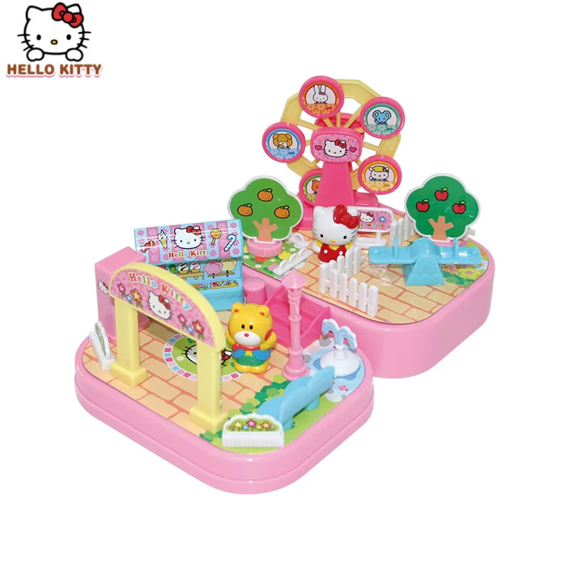 Игрушки для девочек HELLO KITTY уличная игровая площадка домик подарок на день