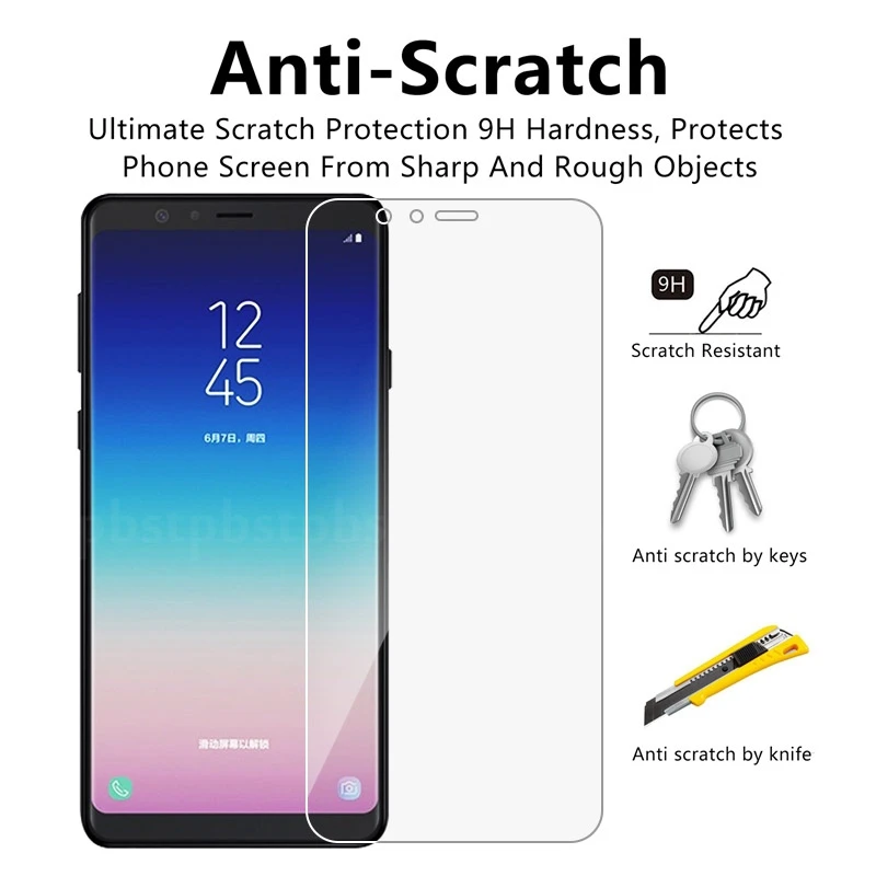 9H закаленное стекло для samsung Galaxy A50 A30 M40 M20 M30 A10 M10 A7 A750 прозрачная защитная пленка для экрана закаленное стекло