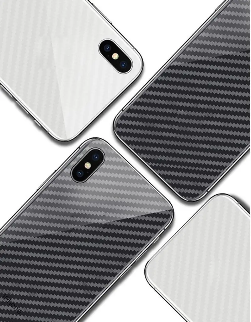Suntaiho 3D углеродное волокно задний экран протектор для iPhone XS MAX XR XS для iPhone 7 plus 8X6 задняя крышка Защитная пленка