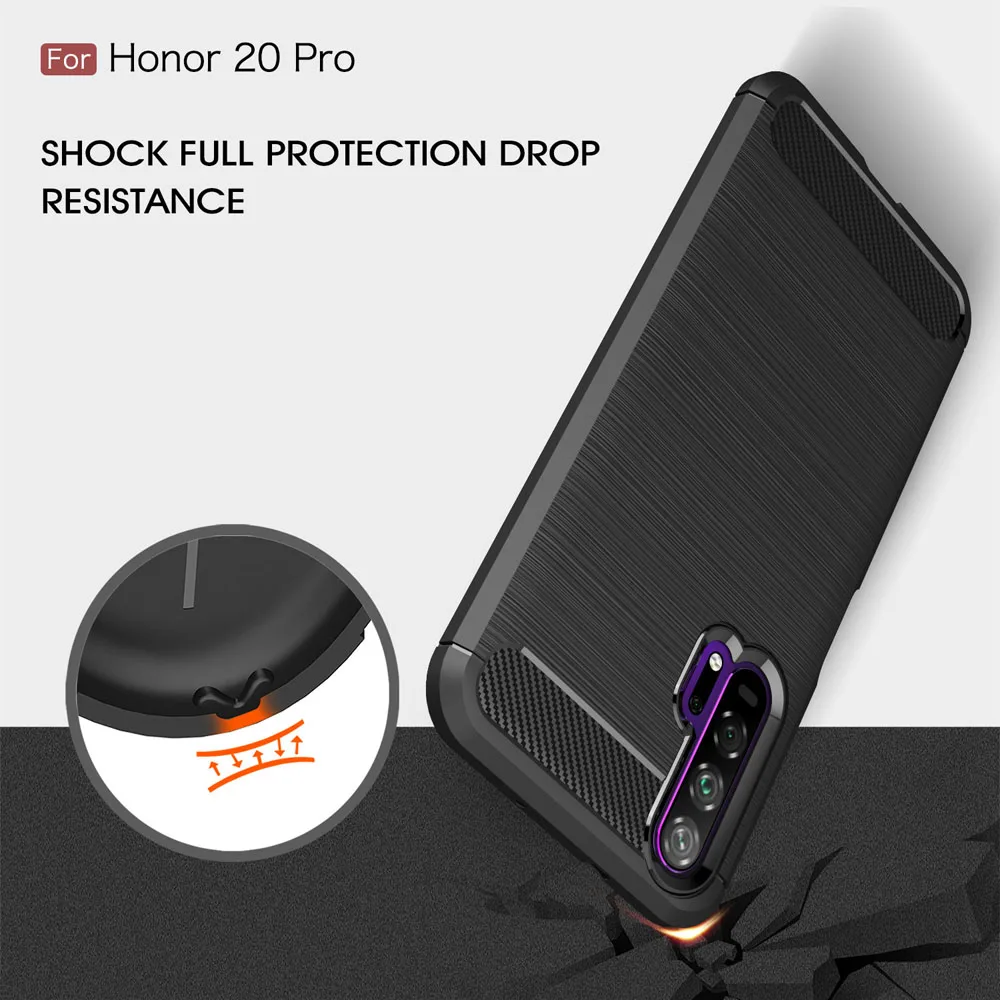 Coque Cover 6.26For Huawei Honor 20 Pro Case For Honor20 20Pro YAL-AL10 Phone Back |