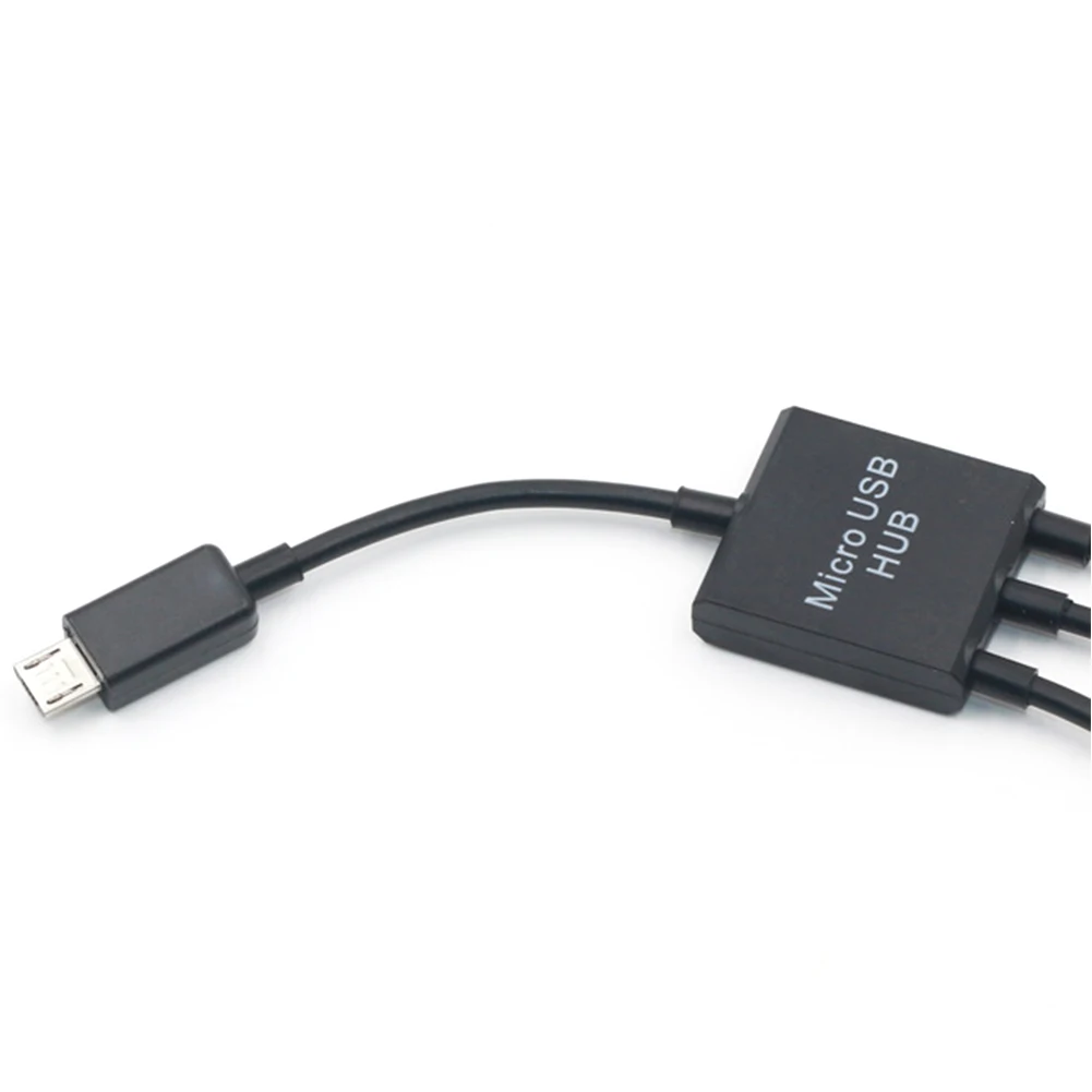Концентратор OTG Мобильный телефон двойной микро USB кабели адаптер ведущий сплит
