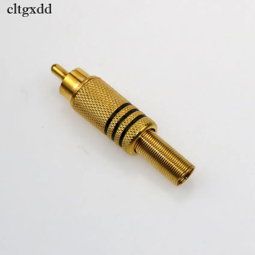 Штекерный разъем cltgxdd RCA штекер матовый пружинный аудиоразъем Phono RG59 RG58 LMR240