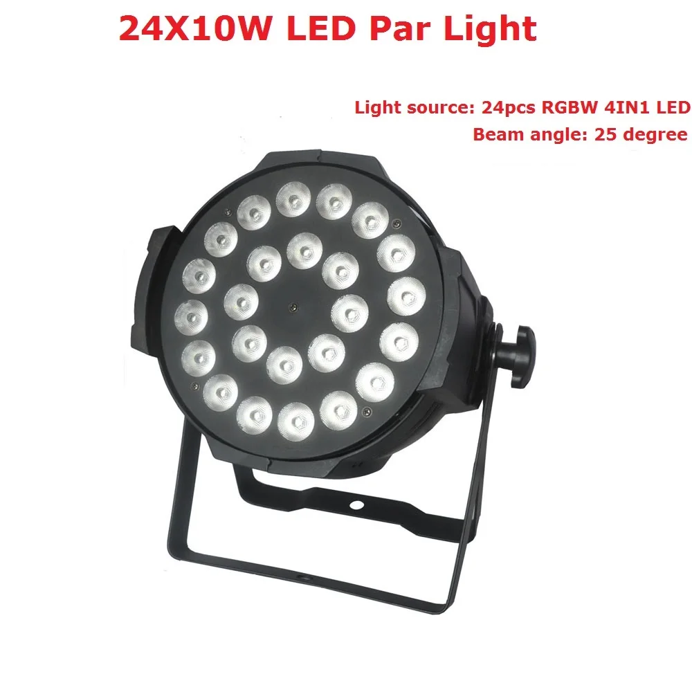 2 шт./лот Бесплатная доставка Led Par огни 24X10W RGBW 4в1 Высокая яркость LED Банки