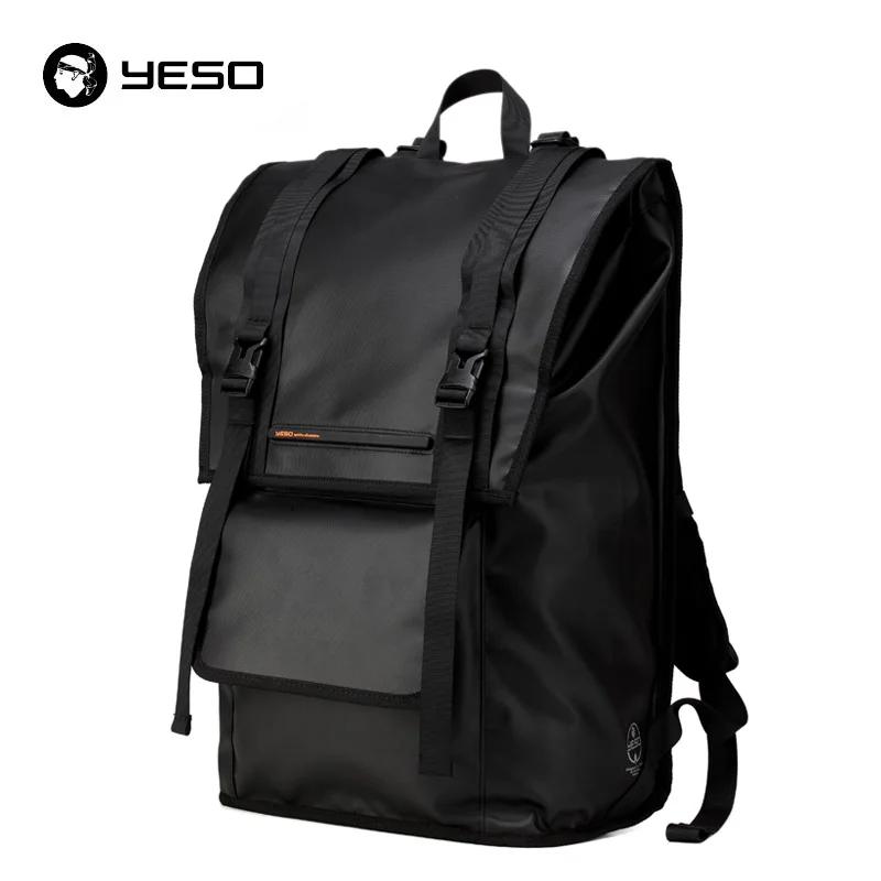 YESO 2018 New Style Men's Bucket Backpack Simple Design 17.3 Inch Laptop Waterproof Backpacks | Багаж и сумки