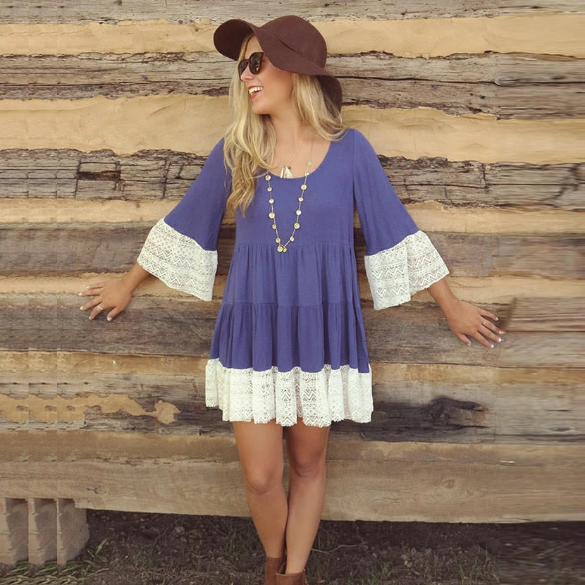 Платье женское кружевное длинное повседневное на лето/осень|ladies summer dress|summer dressdress
