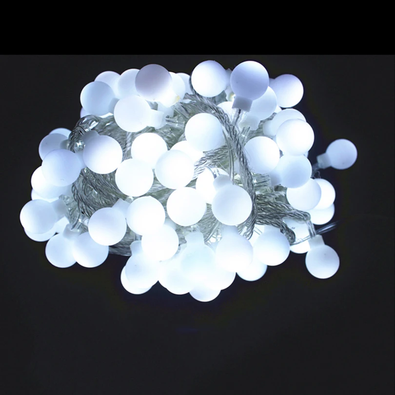Grnflash 10 м 100LED шаровая гирлянда изменяемый цвет 8 моделей Сказочная на Рождество