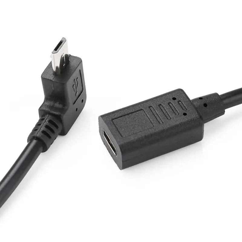 30 см 90 градусов кабель расширения шнур передачи данных провод USB Micro type-C для DJI Osmo Карманный карданный адаптер камеры