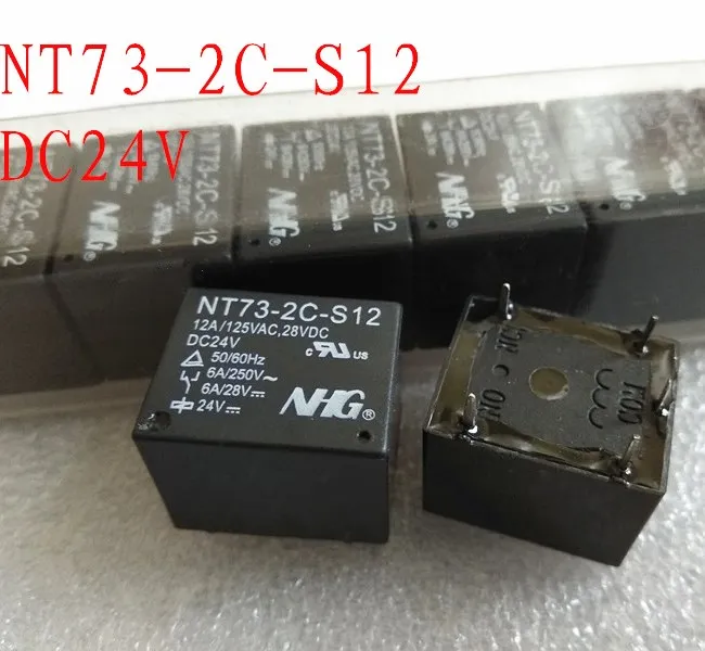 Новинка, реле на 24 В, Φ, dc24в, NT732C12, dc24в, 24 В постоянного тока, 24 В постоянного тока, 6 А, 250 В переменного тока, 5 контактов
