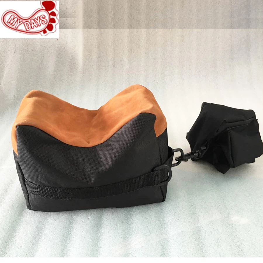 

Orange Grey Outdoor Portable Rear & Front Target Shooting Gun Rest Bag Set Rifle Hunting Bench Stand gun accessories