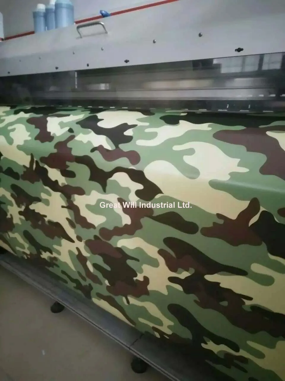 Зеленый желтый коричневый камуфляжный виниловый автомобильный Стайлинг с