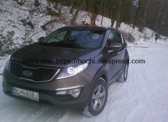Светодиодная лампа COB белого цвета с ангельскими глазами без ошибок для Kia Sportage 2011