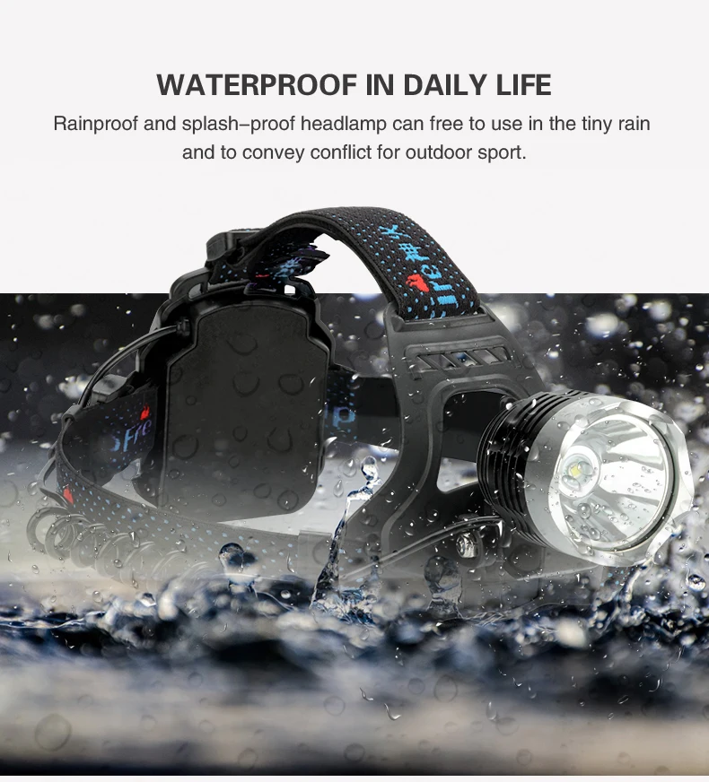 SupFire HL31 налобный фонарь Водонепроницаемый CREE XM-L2 900 люмен светодиодный фонарик наружные сильные фары с 3* батареей АА