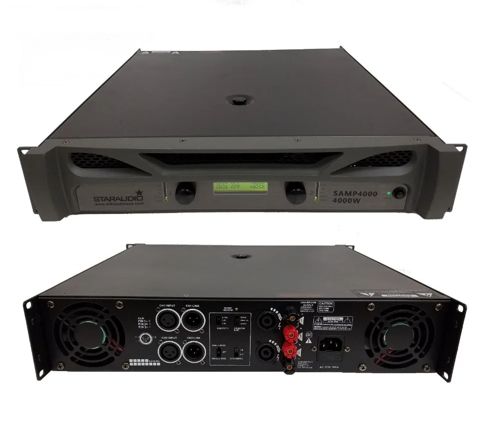 STSTARAUDIO 2CH RMS 4000 Вт Профессиональный KTV DJ PA Усилитель сцены стерео SAMP 4000|amplifier stereo|power