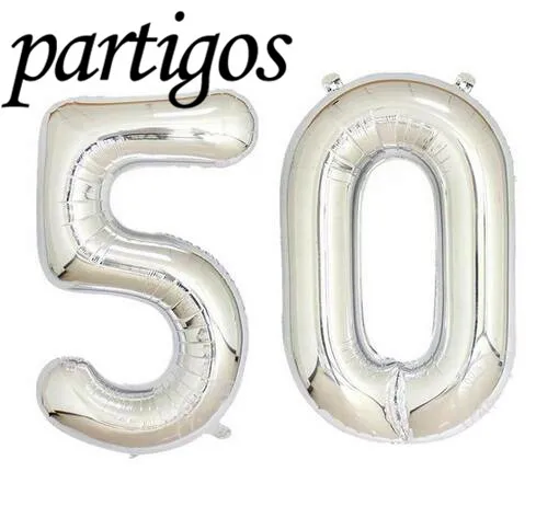 Воздушные шары в американском стиле 2 шт./лот 40-дюймовые приталенные с цифрами для