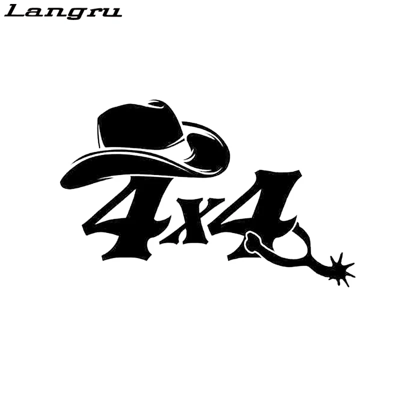 Виниловая наклейка Langru 4x4 для мотоцикла бампера окна автомобиля ноутбука |