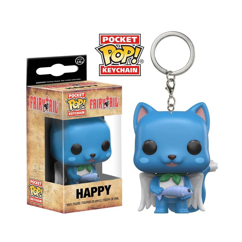 Funko POP DISNEY мультфильм игрушки малефисент Кот Ститч брелок для ключей «Чаки» ПВХ Фигурка Ариэль коллекция игрушек для детей подарок - Цвет: with box