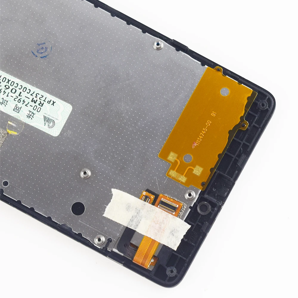 Для Nokia XL ЖК дисплей кодирующий преобразователь сенсорного экрана в сборе рамка