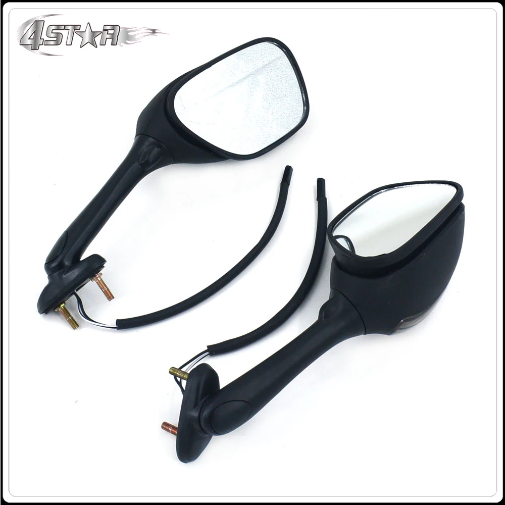 Motorcycle Rearview Side Mirror With Turn Signal For SUZUKI GSXR600 GSXR750 GSXR 600 750 2006-2010 GSXR1000 2005-2008
