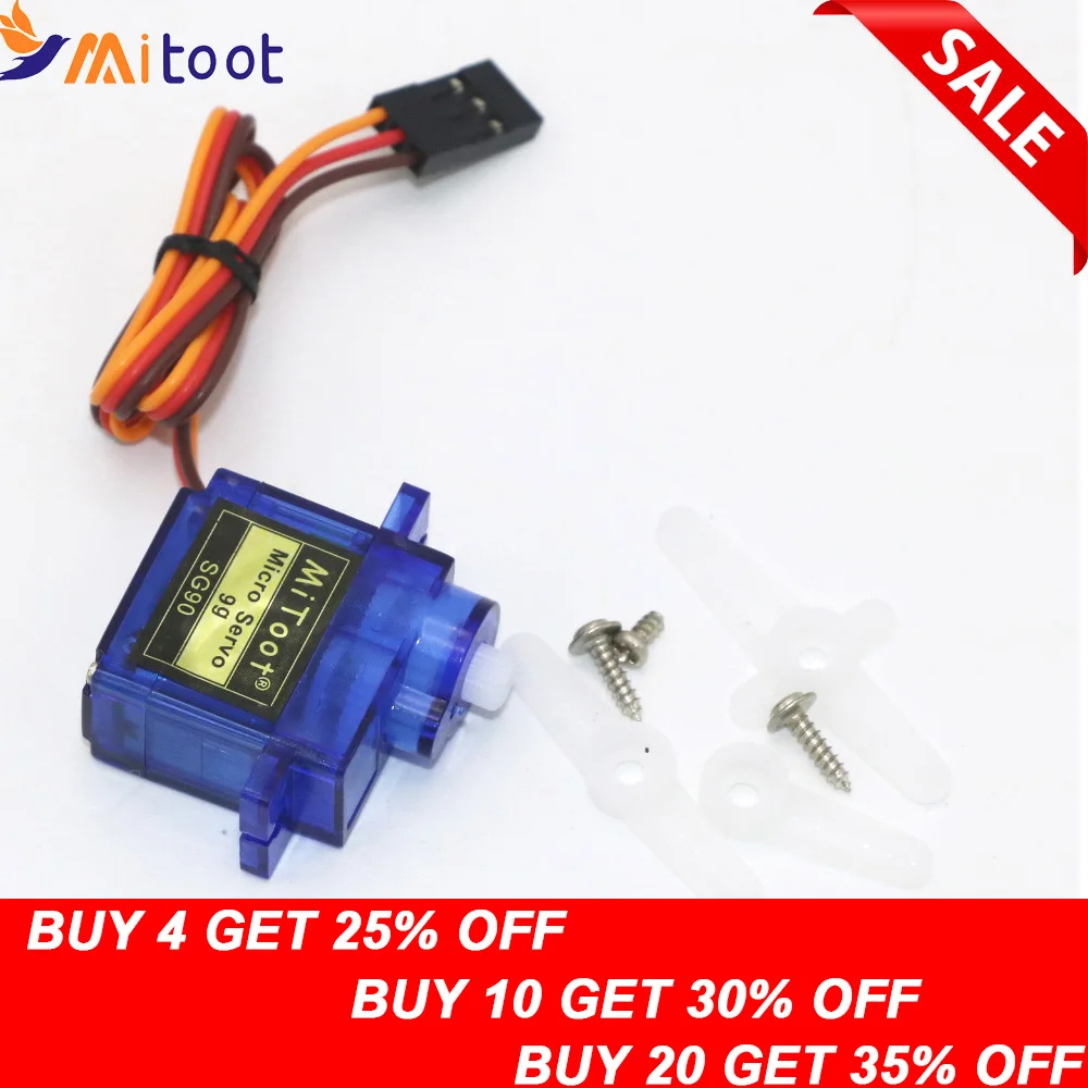 1 шт. Mitoot RC микро сервопривод 9g SG90 сервопривод для Arduino Aeromodelismo Align Trex 450 аксессуары для вертолетов