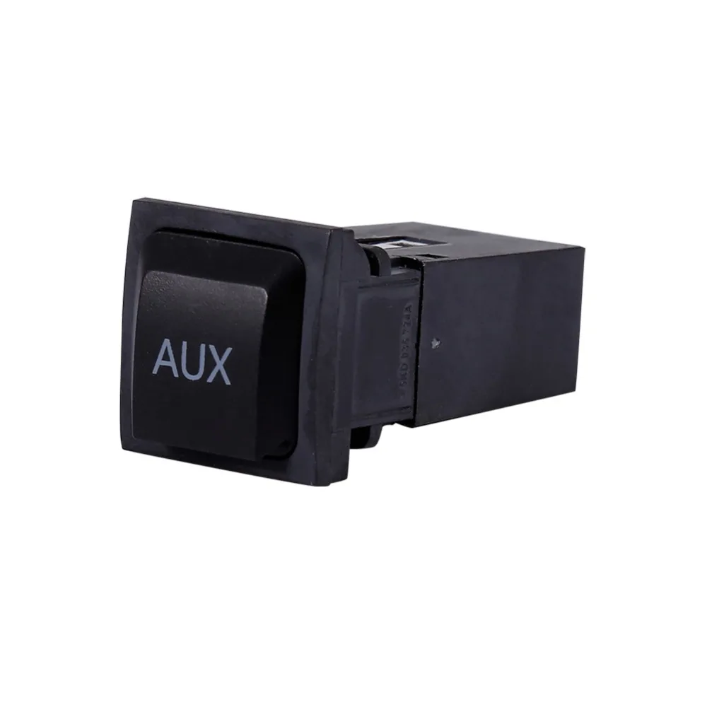 AUX In Switch Plug w/удлинитель Черный для VW GOLF MK6 JETTA MK5 Sagitar Автомобильные аксессуары