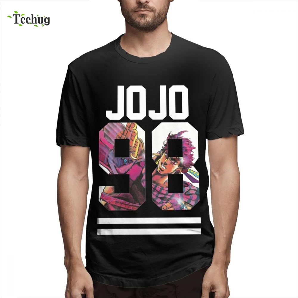 Аниме Человек JoJo Adventure Мохаммед авдол Футболки Бесплатная доставка Топ дизайн