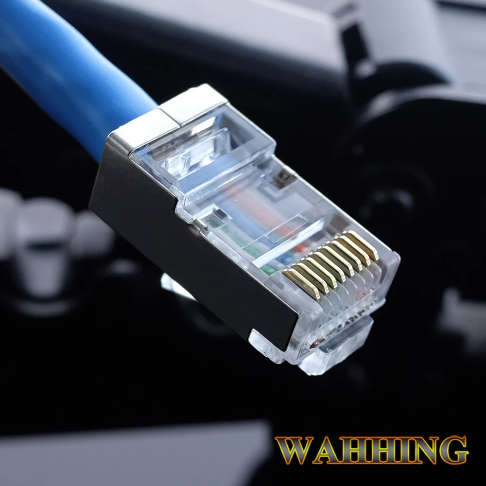 Сетевой разъем Rj45 Cat5e Cat6 8P8C металлический экранированный модульный Cat 6 клеммы с