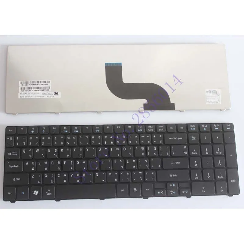 Тайская клавиатура для Acer 5742G 5740 5742 5810T 7735 7551 5336 5410 5536 5536G 5738 5738g 5252 5742Z TH черная
