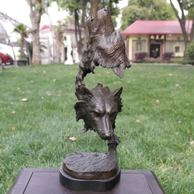 Европейская Статуэтка из чистой бронзы и меди с мрамором скульптура двумя