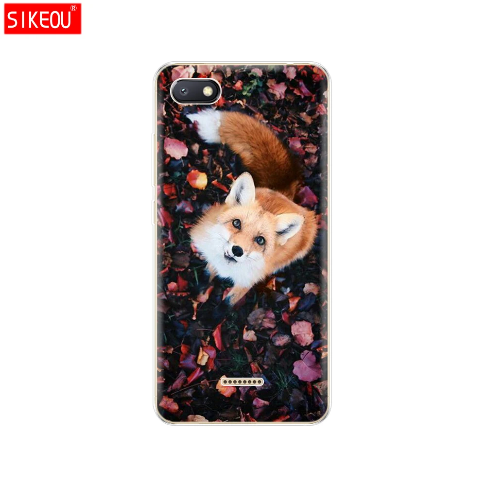 12080 Силиконовый чехол для xiaomi Redmi 6a, чехол с полной защитой, мягкая задняя крышка из ТПУ для телефона xiaomi Redmi 6 A, бампер Hongmi 6a, чехол с кошкой - Цвет: 12080
