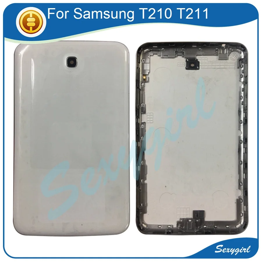 Для Samsung Galaxy SM T210 T211 T217 Задняя крышка батареи задняя дверь Корпус чехол запасные