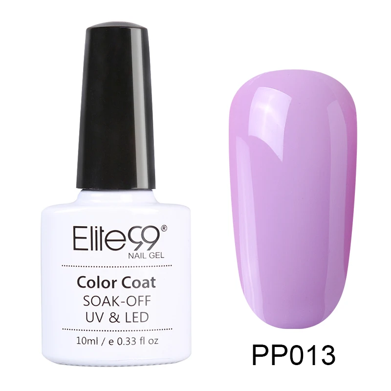 PP013 Elite99 фиолетовый цвет 10 мл Гель-лак замачиваемый УФ Гель-лак для ногтей для маникюра долговечный Гель-лак для ногтей - Цвет: PP013