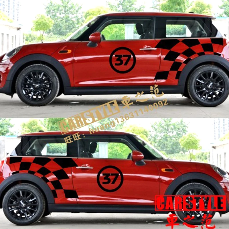Совершенно новый Oracal стиль стикер кузова автомобиля JCW шаблон для mini cooper F56 R55 R56 R57