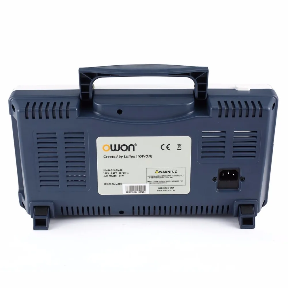 Owon SDS6062EV 8 дюймов цифровой осциллограф 60 МГц 2 + 1 каналы запись USB генератор
