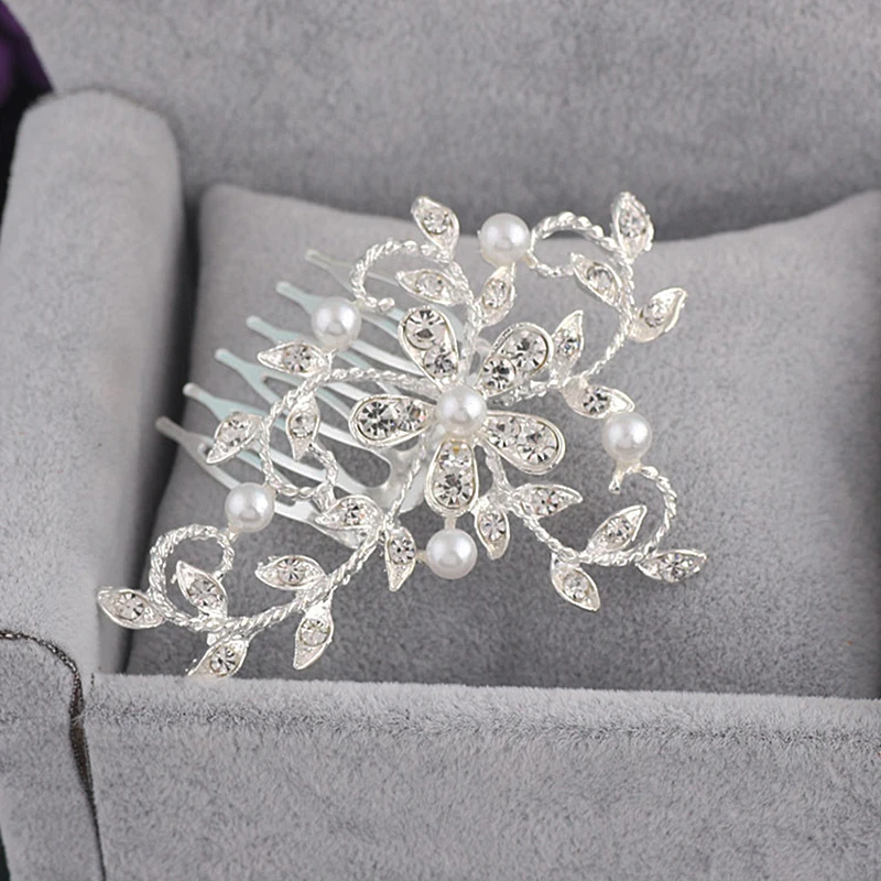 Новинка высокое качество расческа для волос с жемчугом свадебные украшения