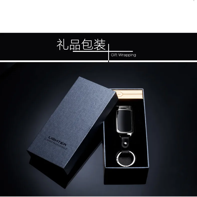 USB гром зажигалка с функцией отпечатка пальцев Электронная зажигалка сигаретная плазма двойная дуга пальсе импульсные ветронепроницаемые гаджеты для мужчин подарок